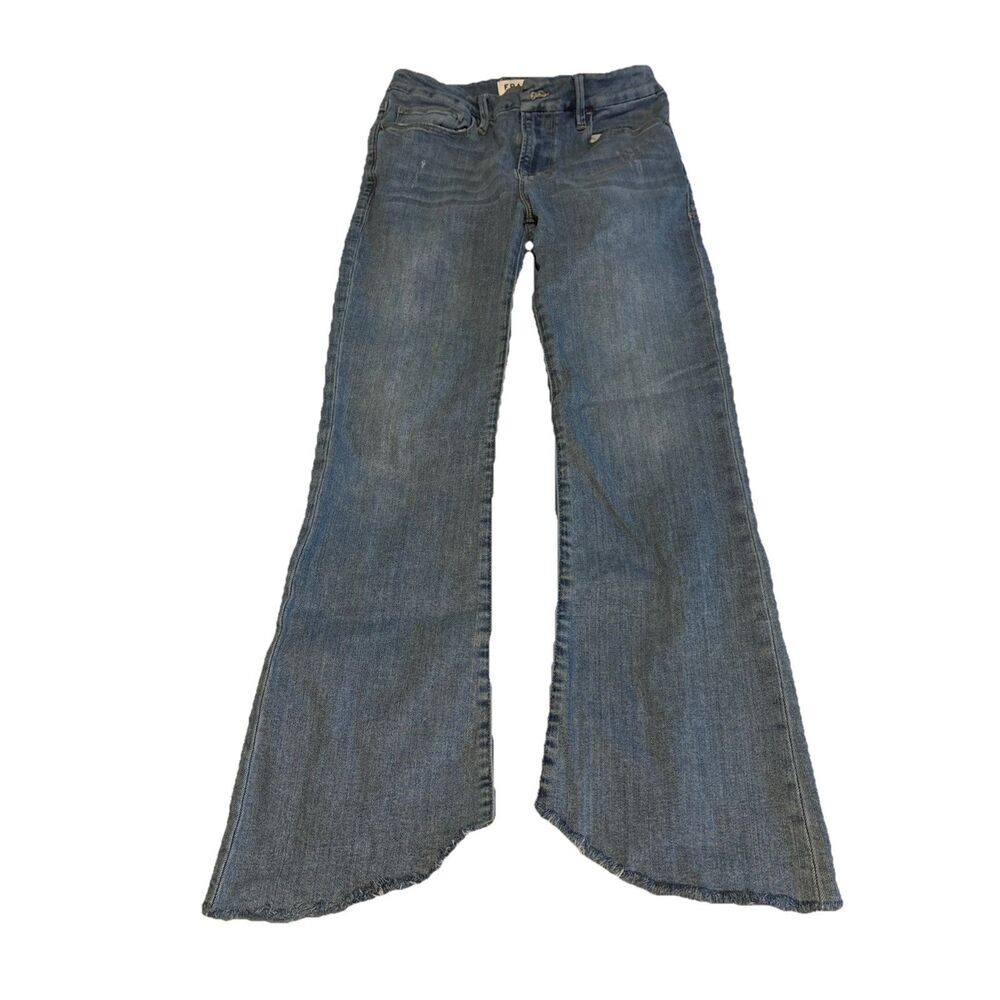 Frame Women’s Le Crop Mini Boot Frayed Bottom Jeans Size 26/2